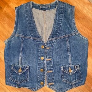 Original Silver dollar’s jean vest